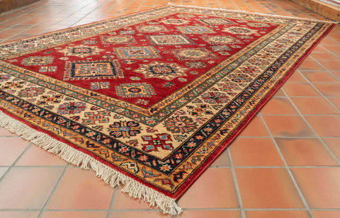 Handmade Afghan Kazak rug - 309833