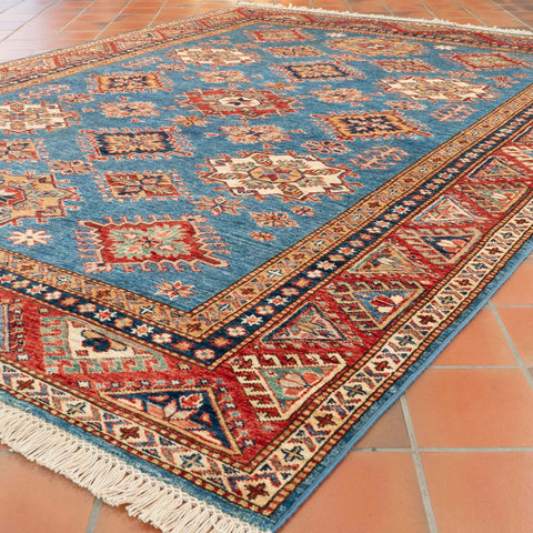 Handmade fine Afghan Kazak rug - 309836