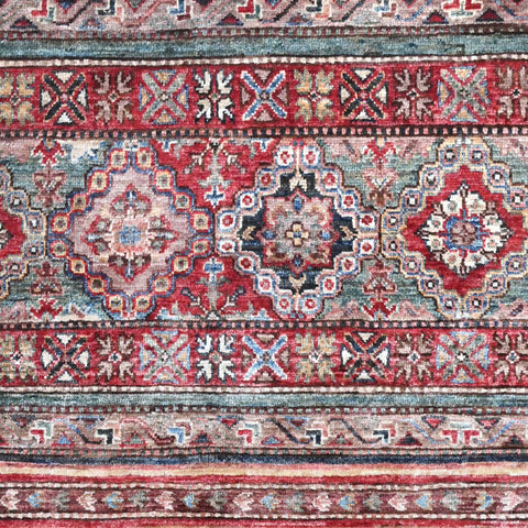 Handmade Afghan Kharjeen carpet - ENR309843