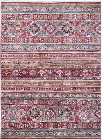 Handmade Afghan Kharjeen carpet - ENR309843