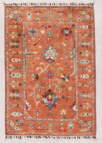 Handmade Afghan Sultani carpet - ENR309848