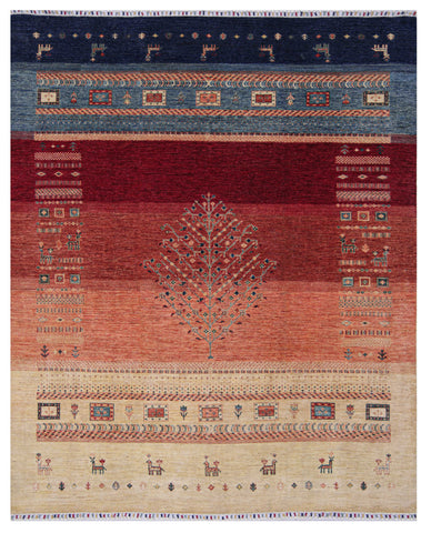 Handmade fine Afghan Loribaft carpet - ENR309870