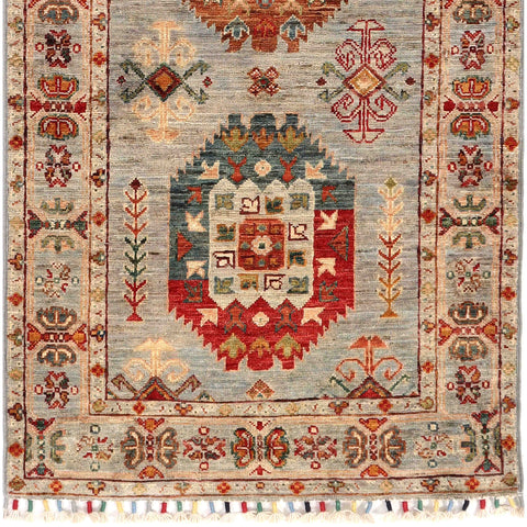 Handmade Afghan Tribal runner- ENR309905