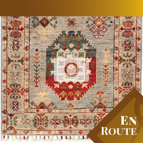 Handmade Afghan Tribal runner- ENR309905