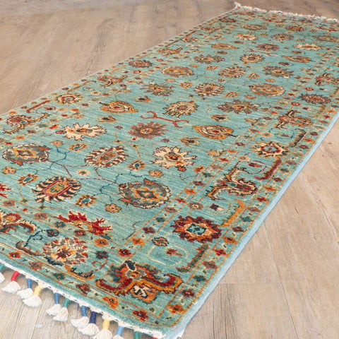 Handmade Afghan Sultani short runner - 309908