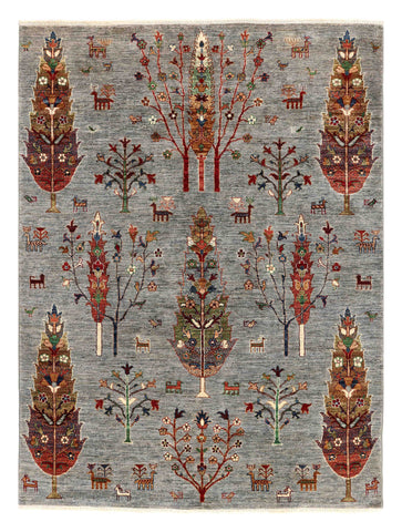 Handmade Afghan Kharjeen rug - ENR309926