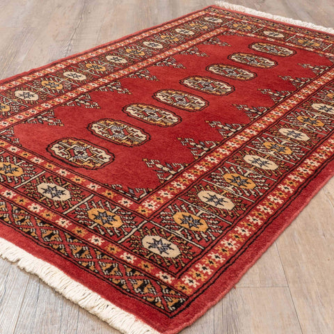 Handmade Pakistan Bokhara rug - 309944