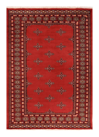 Handmade Butterfly design Bokhara rug - ENR309979