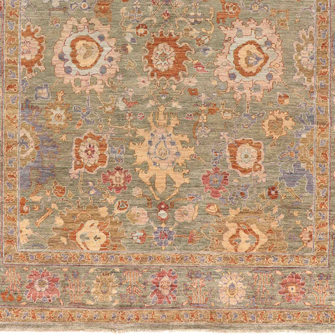 Handmade Modern Afghan Ziegler rug- ENR310002