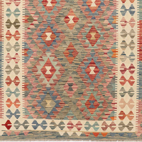 Handmade washed Afghan Kilim - ENR310006