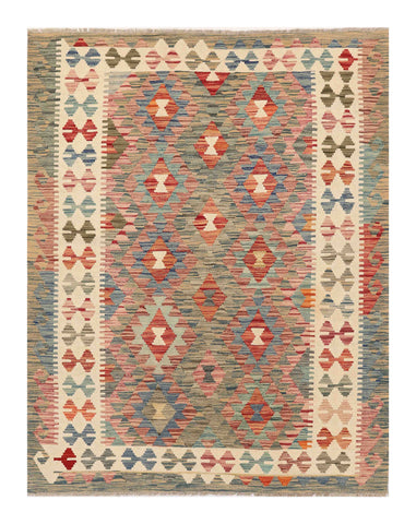Handmade washed Afghan Kilim - ENR310006