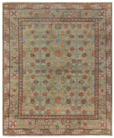 Handmade Afghan Khotan rug - ENR310007