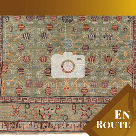 Handmade Afghan Khotan rug - ENR310007