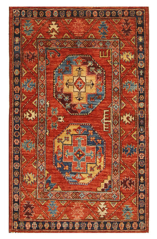 Handmade Afghan Ersari rug - ENR310037