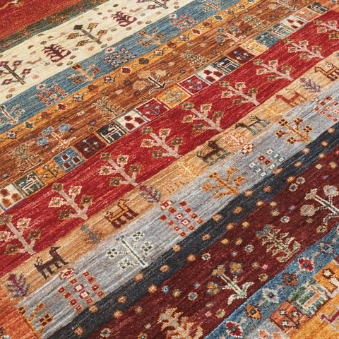 Handmade Afghan Loribaft rug - ENR310057