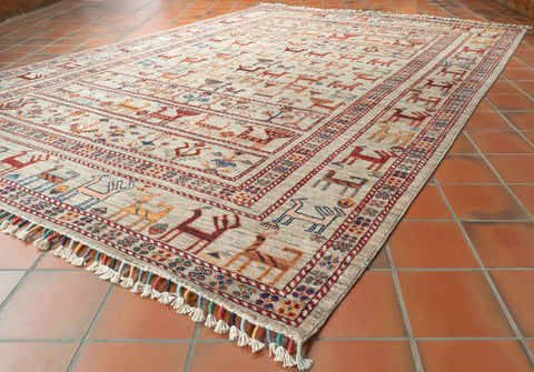 Handmade Afghan Kharjeen rug - 310075