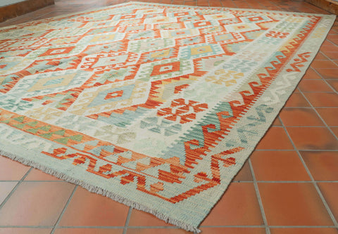 Handmade Afghan Kilim - 310161