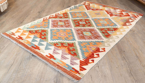 Handmade Afghan Kilim - 310201