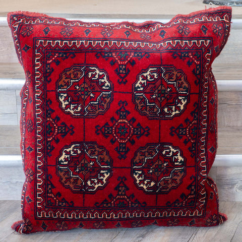 Handmade Afghan Kunduz Pile Cushion - 310275