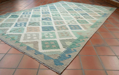 Handmade Afghan Kilim - 310404