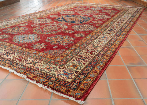 Handmade fine Afghan Kazak carpet - 310464