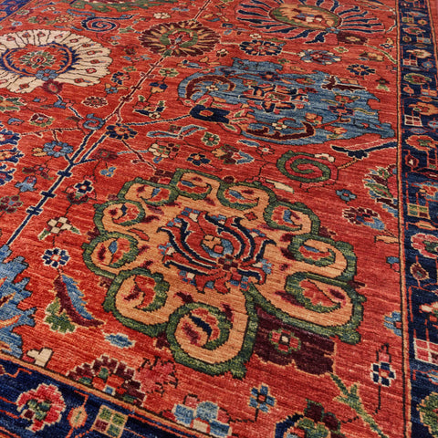 Handmade Afghan Choeb Rang rug - 310542