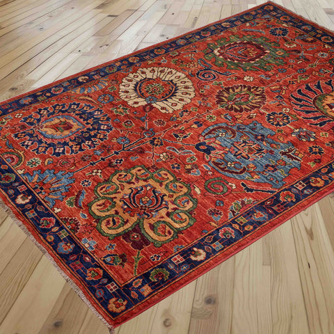 Handmade Afghan Choeb Rang rug - 310542