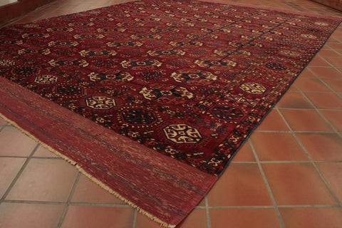 Antique handmade Tekke Turkoman carpet - WS139668