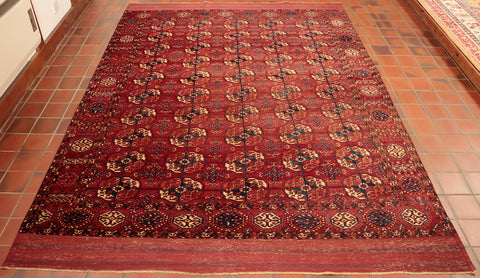 Antique handmade Tekke Turkoman carpet - WS139668