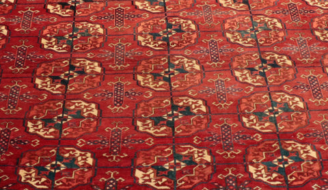 Antique handmade Tekke Turkoman carpet - WS139668