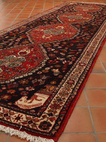 Handmade Oriental Qashqai wide runner - WS262454