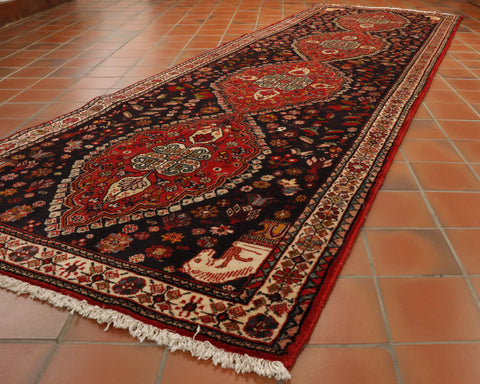 Handmade Oriental Qashqai wide runner - WS262454