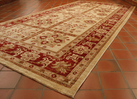 Fine handmade Afghan Ziegler wide runner - WS263194