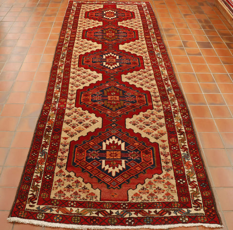 Handmade Persian Sarab wide runner - WS274056