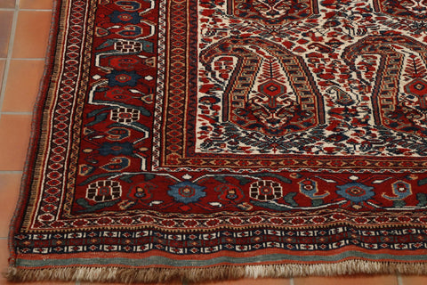 Antique handmade Oriental rug - 295623