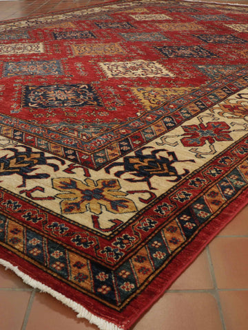 Handmade fine Afghan Kazak carpet - WS295879