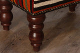 Small Turkish kilim stool - 296204