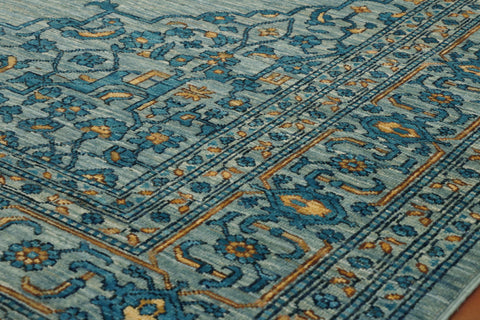 Fine handmade Afghan Modern Ziegler carpet - 306472