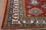 Fine handmade Afghan Kazak carpet - 306621