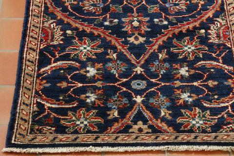 Handmade Afghan Choeb Rang short runner - WS307484