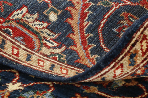 Handmade Afghan Choeb Rang short runner - WS307484