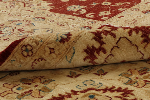Fine handmade Afghan Ziegler square carpet - WS307658
