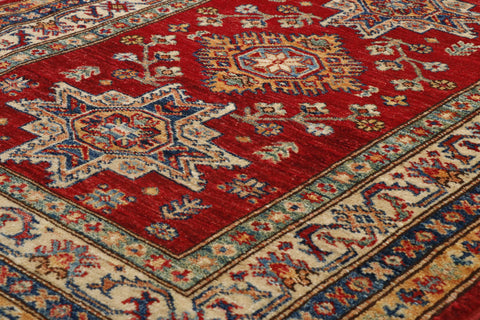 Handmade Afghan Kazak rug - WS307756