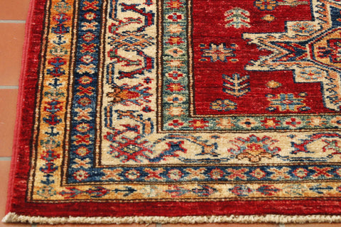 Handmade Afghan Kazak rug - WS307756