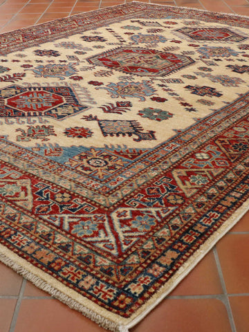 Extra fine handmade Afghan Kazak rug - WS307785