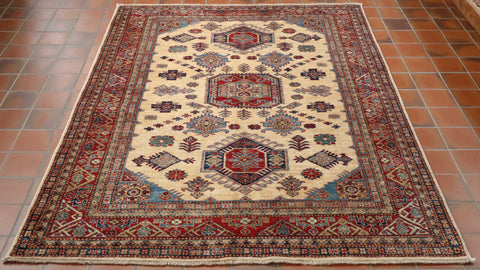 Extra fine handmade Afghan Kazak rug - WS307785
