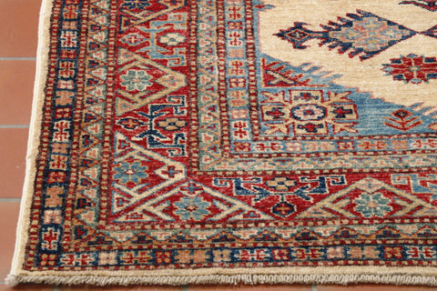 Extra fine handmade Afghan Kazak rug - WS307785