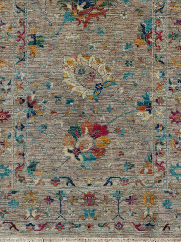 Handmade Modern Afghan Ziegler rug - ENR308241