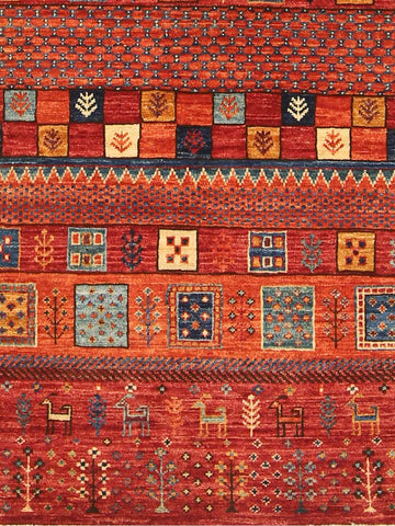 Handmade Afghan Loribaft rug - ENR308396