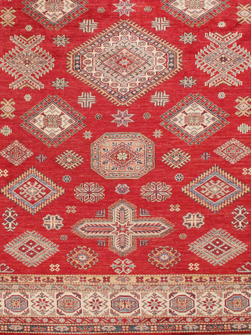 Handmade fine Afghan Kazak rug - ENR308501